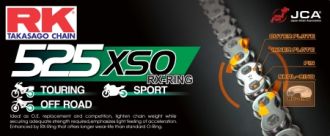 RK 525 RX'Ring Super Versterkte Ketting 100L