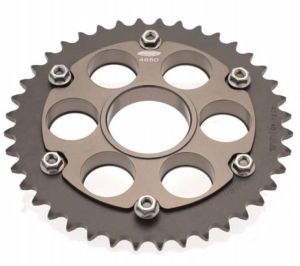 Sprocket carrier en atw aluminium 42 tanden