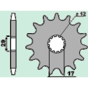 Voortandwiel 11 tanden