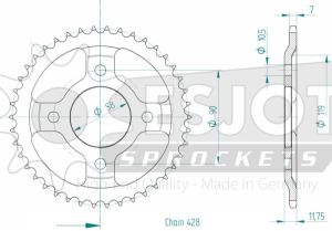 Couronne acier 42 dents