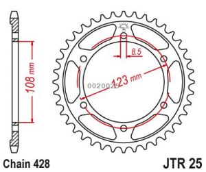 Couronne acier 58 dents