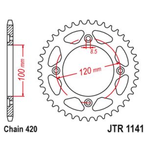 Couronne acier 50 dents