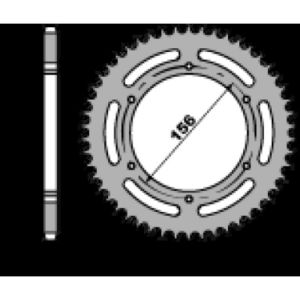 couronne aluminium 63 dents