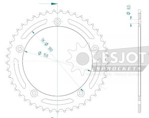 Couronne acier 47 dents