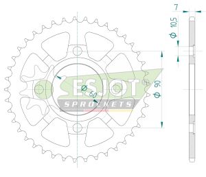 Couronne acier 41 dents