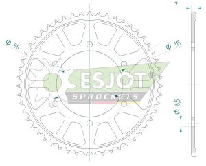 Couronne acier 51 dents