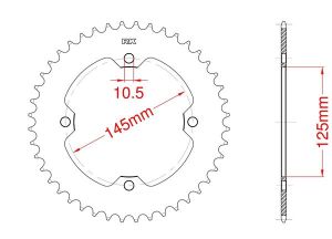 Couronne acier 38 dents