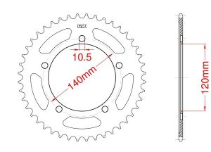 Couronne acier 47 dents