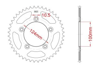 Couronne acier 42 dents