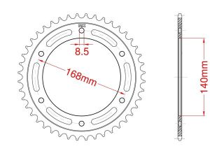 Couronne acier 47 dents