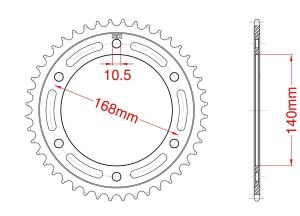 Couronne acier 47 dents