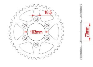 Couronne acier 42 dents