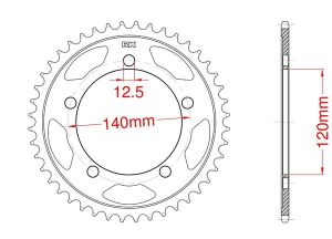 Couronne acier 41 dents