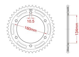 Couronne acier 40 dents