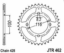 Couronne acier 50 dents