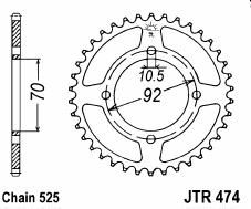 Couronne acier 48 dents