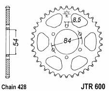 Couronne acier 52 dents