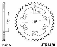 Couronne acier 40 dents