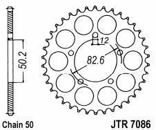 Couronne acier 48 dents zinc