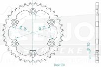 Steel rear sprocket 36 teeth