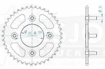 Steel rear sprocket 41 teeth