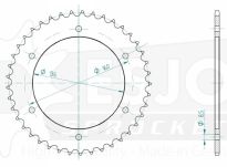 Steel rear sprocket 41 teeth