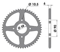 Steel rear sprocket 62 teeth