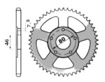 Aluminium rear sprocket 53 teeth