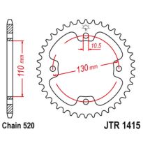 Steel rear sprocket 42 teeth