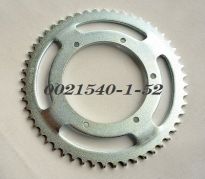 Steel rear sprocket 52 teeth