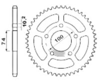 Steel rear sprocket 45 teeth