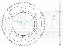 Steel rear sprocket 50 teeth