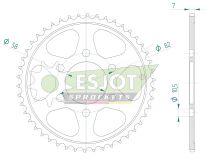 Steel rear sprocket 46 teeth