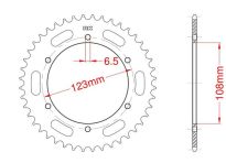 Steel rear sprocket 59 teeth