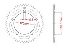 Steel rear sprocket 47 teeth