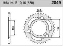 Steel rear sprocket 45 teeth