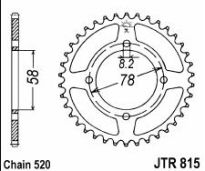 Steel rear sprocket 40 teeth