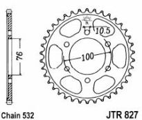 Steel rear sprocket 42 teeth