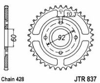 Steel rear sprocket 39 teeth