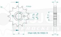 Front sprocket 13 teeth