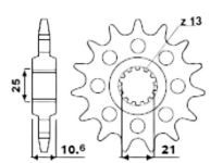 Front sprocket 14 teeth