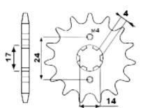 Front sprocket 14 teeth