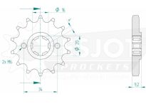 Front sprocket 14 teeth