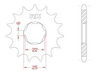 Front sprocket 14 teeth