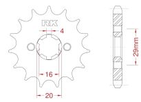 Front sprocket 14 teeth