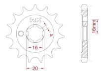 Front sprocket 13 teeth