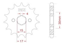 Front sprocket 15 teeth