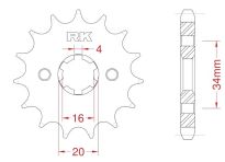 Front sprocket 14 teeth