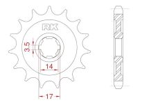 Front sprocket 12 teeth