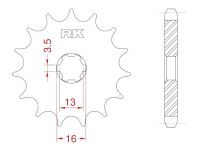 Front sprocket 13 teeth